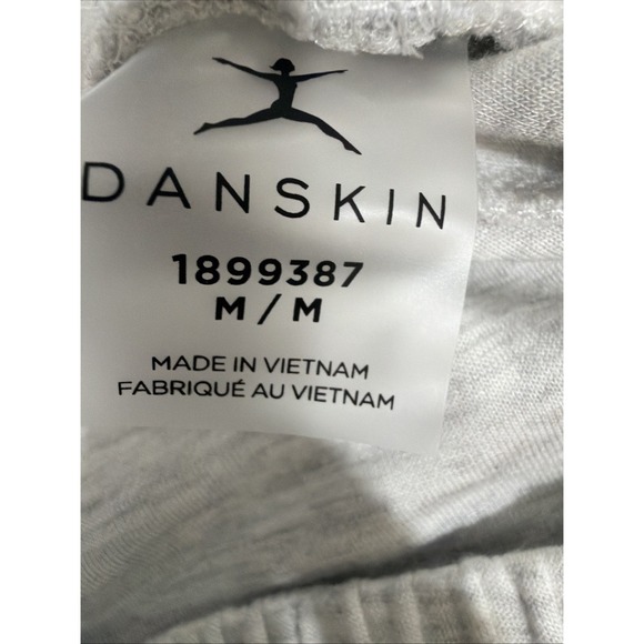 Danskin Luxe Retro Jogger Pants Stretch Relaxed Fit Gray Size: Medium 1899387 - Picture 10 of 15